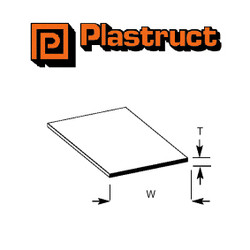 Plastruct 90641 (STS-2P) Strips 31.8x0.5mm 5pc