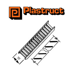 Plastruct 90661 (STAS-2P) Stair White Styrene 1:200 2pc