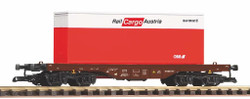 Piko 37011  Rail Cargo Austria Flat Wagon w/20' Container Load V G Gauge