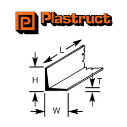 Plastruct 90001 (A-1P) Angle 0.8mm 10pc