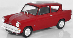 Cararama 040 Ford Anglia 105E Saloon Monaco Red O Gauge