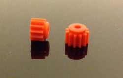 Thunderslot PN12PL Plastic Pinion 12 Teeth 7mm Orange 1:32