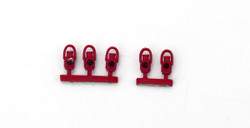 Springside DA20GWRR GWR Red Tail Lamps (5) OO Gauge