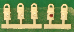 Springside DA3 SR White Head and Tail Lamps (5) OO Gauge