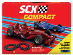 SCX C10368 Compact 1:43 Formula Challenge Battery Powered Starter Set