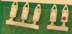Springside DA19 BR White Head and Tail Lamps (5) OO Gauge