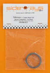 Sideways SWBR-02T Tin Plated Copper Braid 0.195mm Extra Soft 1m 1:32