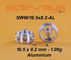 Sideways SWW16.5X8.2-AL Aluminium Wheel Version Light 16.5x8.2mm 2.38mm 1:32