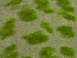 Noch 07474 Patchy Grass Natur+ Scenic Mat 25x25cm