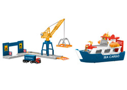 myWorld 72223 MyWorld Freight Ship & Harbour Crane