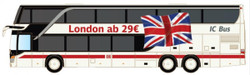 miNis LC4462 Setra S431 DT DB IC Bus London N Gauge