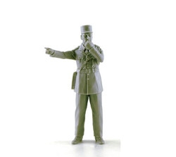 Le Mans Miniatures FLM132055M Figurine - Andre Policeman with Whistle 1:32