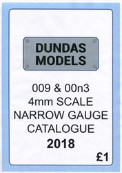 Dundas Models DMDU01 Dundas Models Narrow Gauge Catalogue OO9 Gauge