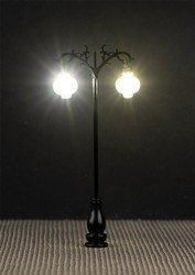 Faller 180207 LED Ornate Pendant-Style  Double Arm Lamp 75mm