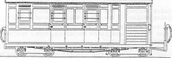 Dundas Models DM69 Brake 3rd Observation Bogie Coach OO9 Gauge