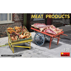 Miniart Meat Products Diorama Accessory 1:35 Plastic Model Kit 35649