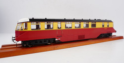 Heljan AEC Railcar BR Crimson/Cream (White Cab Roofs) O Gauge Diesel Model Train HN1903