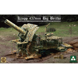 Takom 2035 Krupp 420mm Big Bertha Siege Howitzer German WWI 1:35 Model Kit