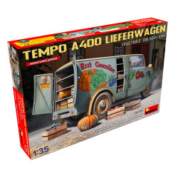 Miniart 38049 Tempo A400 Lieferwagon Vegetable Delivery Van 1:35 Model Kit