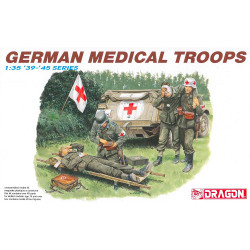 Dragon 6074 German Medical Troops 1:35 Figures Plastic Model Kit