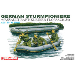 Dragon 6076 German Sturmpioniere w/Assault Raft 1:35 Plastic Model Kit