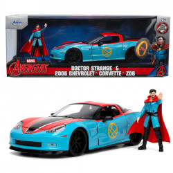 Jada Marvel Avengers Doctor Strange 2006 Chevy Corvette Z06 w/Figure 253225024