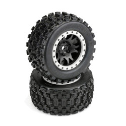Pro-Line Badlands MX43 Pro-Loc Tyres x2 Mounted For Traxxas X-Maxx 10131-13