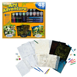 Royal & Langnickel Art Adventure Super Value Set 9-Boards Paints/Pencils AVS-104