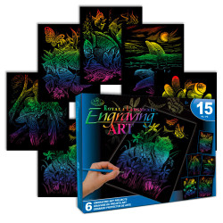 Royal & Langnickel Engraving Art Rainbow 6-Board Box Set AVS-RAIN206