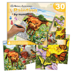 Royal & Langnickel Painting by Numbers Fields 4-Board Box Set AVS-PBN210