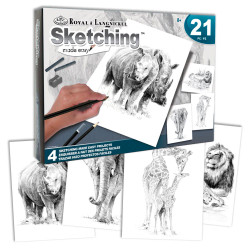 Royal & Langnickel Sketching Made Easy Zoo Animals Box Set AVS-SME214
