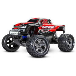 Traxxas Stampede 2WD Monster Truck 1:10 RTR RC Car - Red
