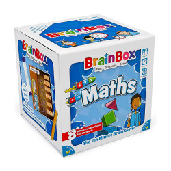 BrainBox Maths - Card Quiz Game - Age 8+ - 1+ Players - 10min+