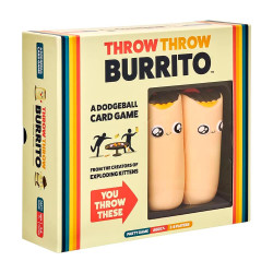 Throw Throw Burrito - A Dodgeball Card Game - Age 7+ - 2-6 Players - 15min