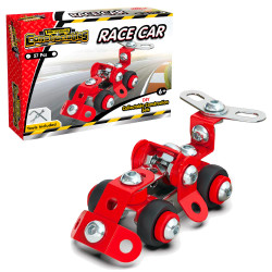 Construct It Miniature Constructables Race Car STEM Toy - Age 6+ 57pcs