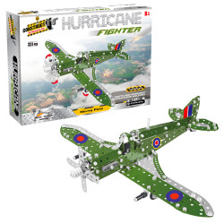 Construct It Hurricane Fighter Plane DIY Mechanical KIt - Age 6+ 331pcs