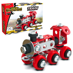 Construct It Miniature Constructables Train STEM Toy - Age 6+ 77pcs