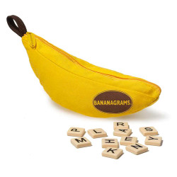 Bananagrams - Word Tile Game - Age 7+ - 1-8 Players - 15min