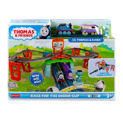 Fisher-Price Thomas & Friends Motorized Race for the Sodor Cup Train Set 8003