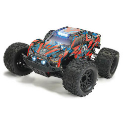 FTX Ramraider Brushless 4WD Monster Truck 1:10 RTR RC Car - Red/Blue