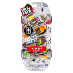 Tech Deck Ultra DLX 4-Pack Fingerboards - Age 6+ Spinmaster