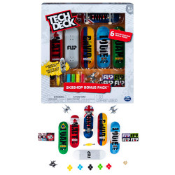 Tech Deck Sk8Shop Bonus Pack - 6 Fingerboards - Age 6+ Spinmaster