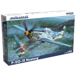 Eduard 84184 NA P-51D-10 Mustang Weekend Edition 1:48 Plastic Model Kit