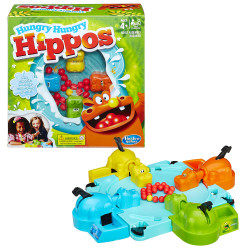 Hungry Hungry Hippos - Classic Family Game from Hasbro - Age 4+ 2-4 Players