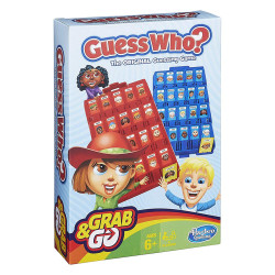 Guess Who Grab And Go - Classic Portable Family Game from Hasbro - Age 6+