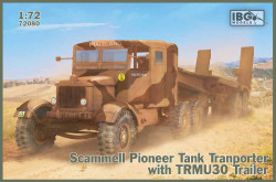 IBG Models 72080 Scammell Pioneer Tank Transporter & TRMU30 1:72 Model Kit