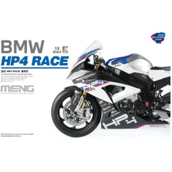 Meng Model BMW HP4 Race Motorbike 1:9 Plastic Model Kit MT-004S