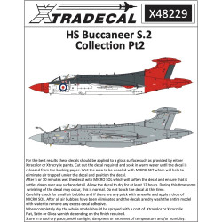 Xtradecal Blackburn Buccaneer S.2 Collection Part 2 1:48 Aircraft Decals X48229