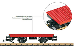 LGB Building Block Train Starter Set Clip On Block Wagon