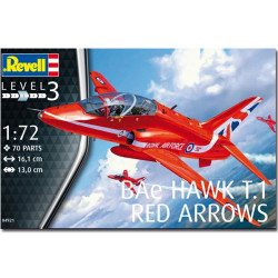 REVELL BAe Hawk T.1 Red Arrows 1:72 Aircraft Model Kit 04921